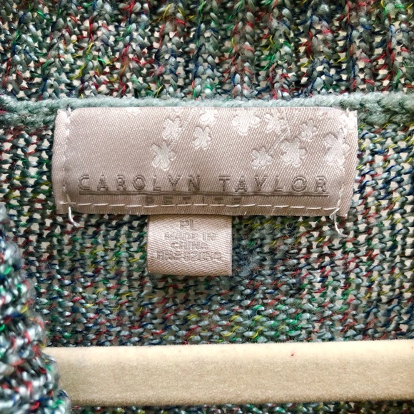 Rainbow Blue Knit Sweater, Open Collar 3 Buttons Excellent Condition - Picture 4 of 7